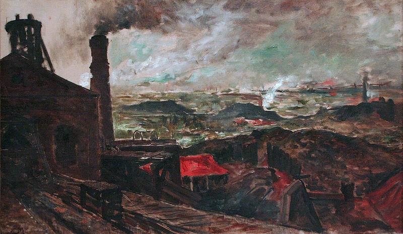 Constantin Meunier Mining Area oil painting picture